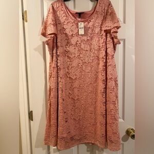 Lane Bryant | Dresses | Beautiful Pink Long Dress | Poshmark